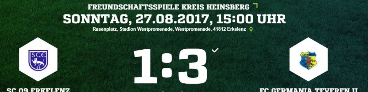 Teveren 2 gewinnt gegen SC Erkelenz mit 3:1