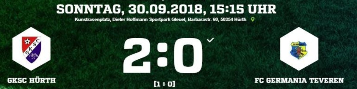 Germania I verliert in Hürth 0:2 und rutscht auf Platz 13 ab