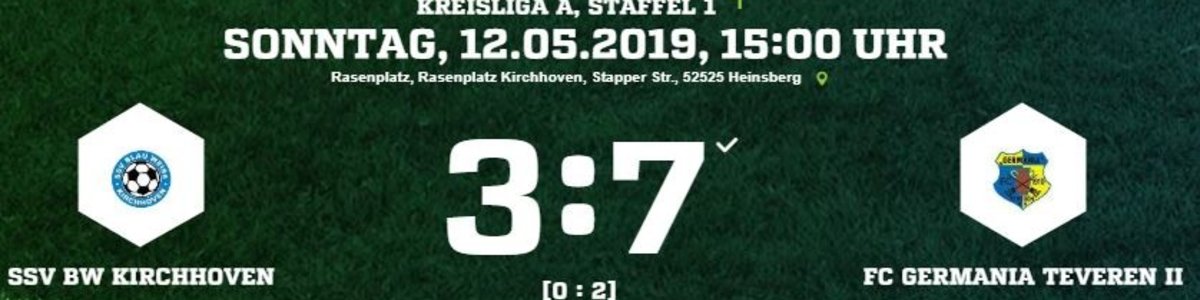 Germania II macht mit dem 7:3 in Kirchhoven großen Schritt 