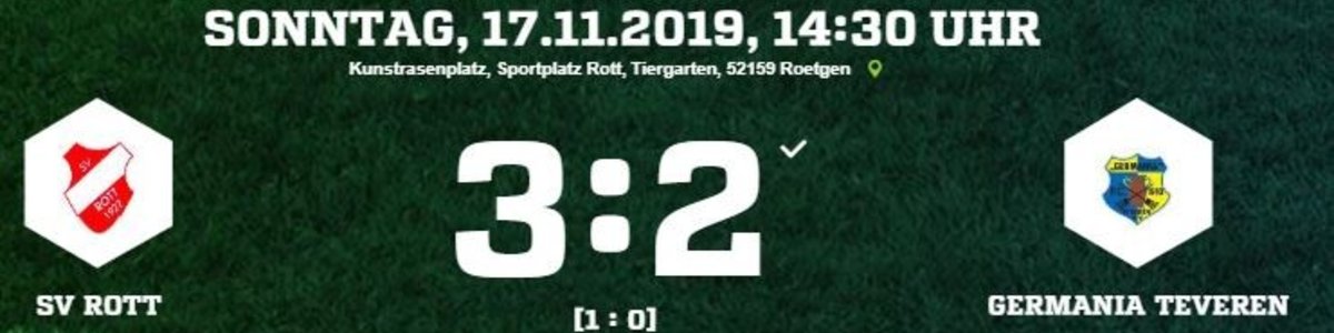 Germania I unterliegt beim SV Rott 2:3