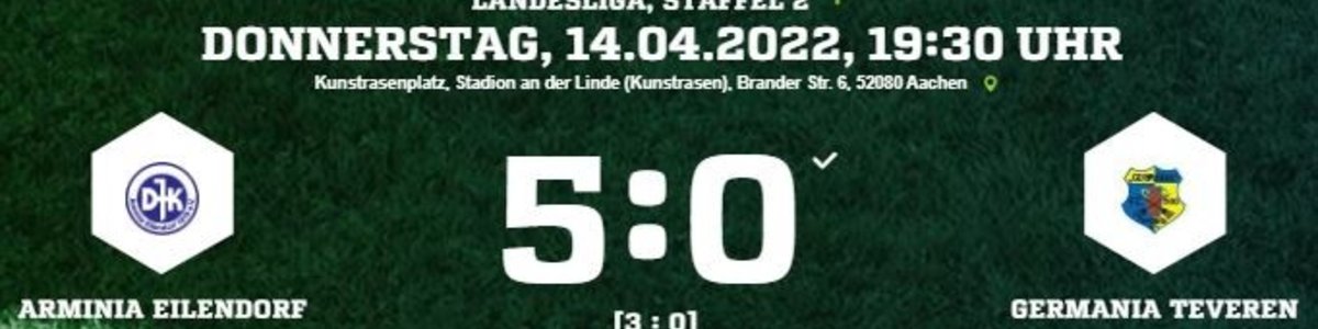 Germania unterliegt das Nachholspiel ein Eilendorf deutlich